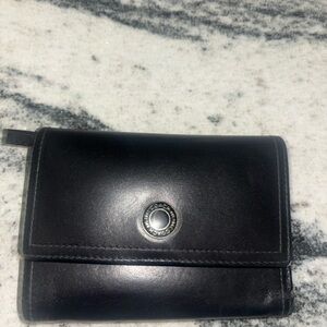 Coach Elegant Black Leather Accessory